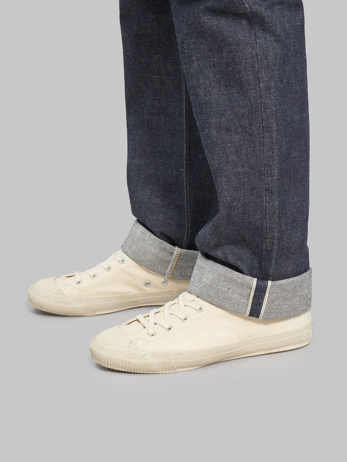 Denime by Warehouse 220A Regular Straight Jeans selvedge closeup