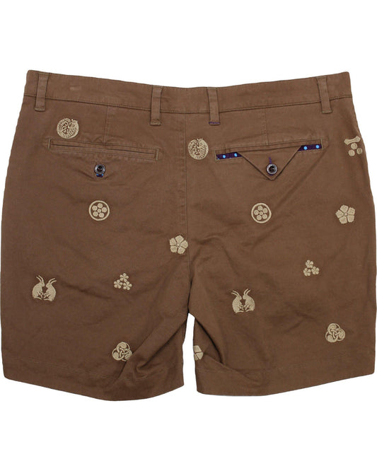 Edward Crest Earth Shorts