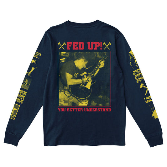 judge Fed Up - Navy Long Sleeve back