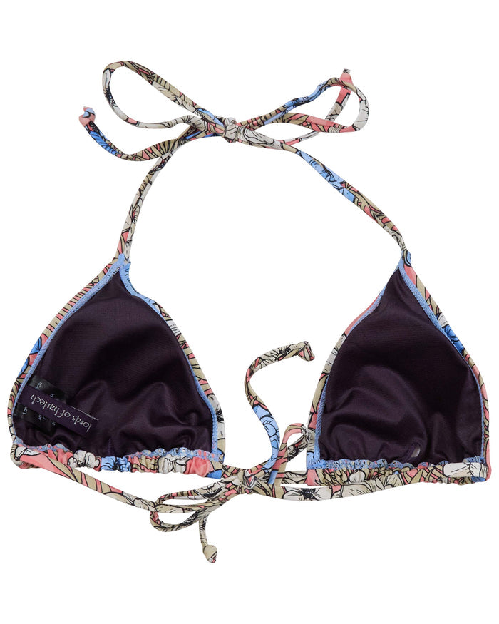 FLAVIA TROPICAL MIX CORAL WOMENS BIKINI TOP