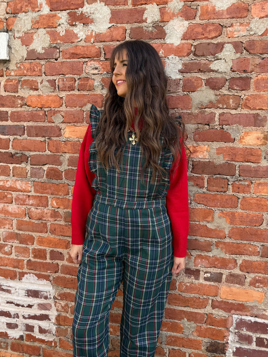Hunter Multi Plaid Overalls