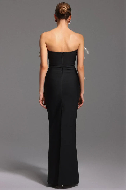 Juliette
White Pearl Jewelry Tube Bandage Dress