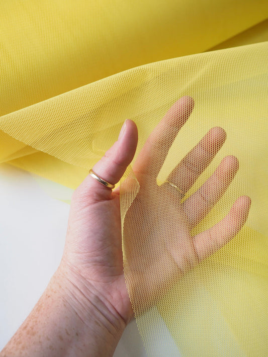 Lemon Extra Wide Rigid Tulle