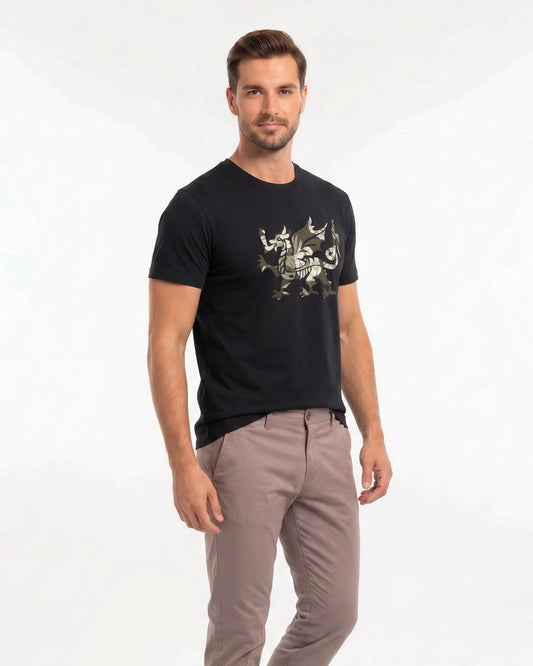 LOH DRAGON TEE BLACK