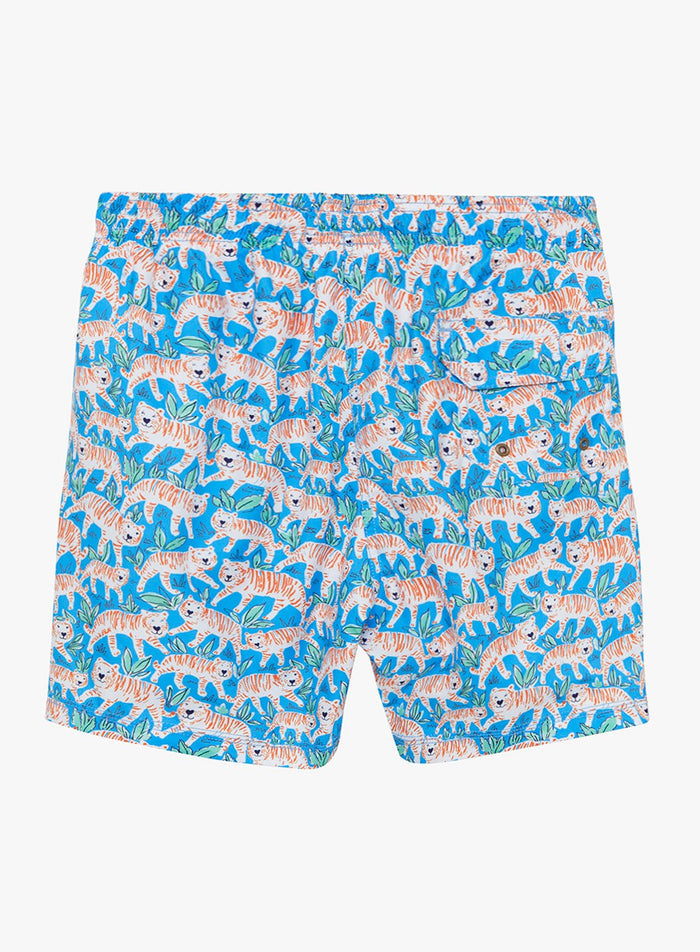 Trotters Swim Swimshorts Mens Daddy & Me Swimshorts in Tiger
