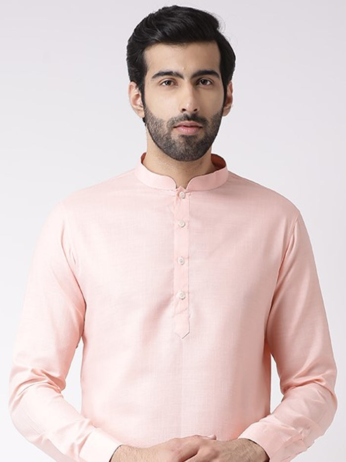 Men's Light Pink Kurta