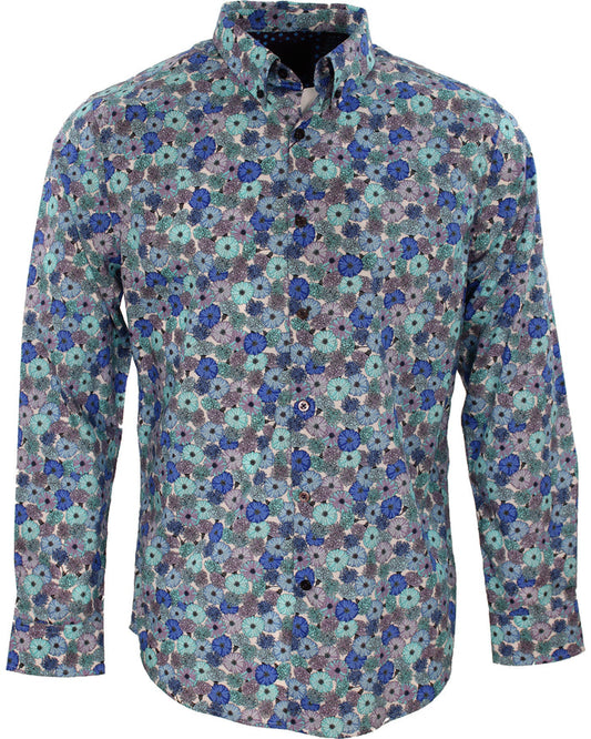 Mitchell Flowerbed Lilac Aqua
