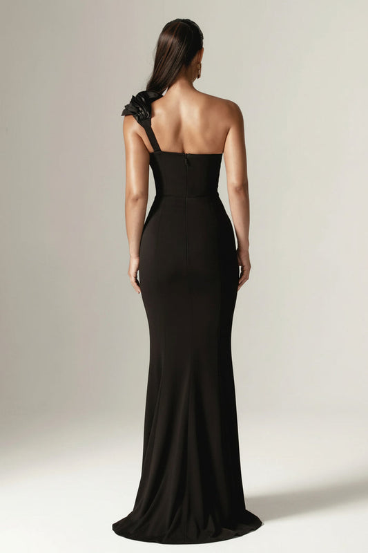Paris Floral Strapless Maxi Dress
