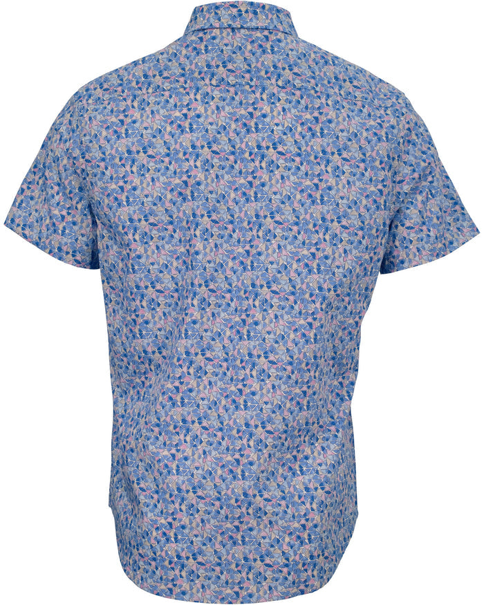 SCOTT MOSAIC SHIRT - BLUE