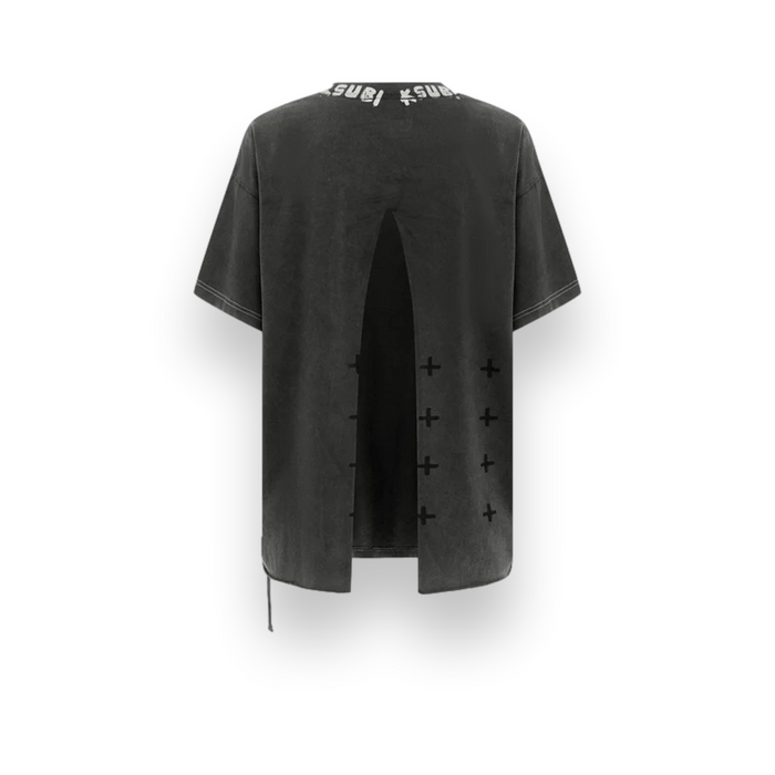 Scrawl Oh G Ss Tee Sliced Iron