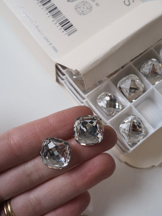 Swarovski Classical Square Crystals 16mm - 72 pieces