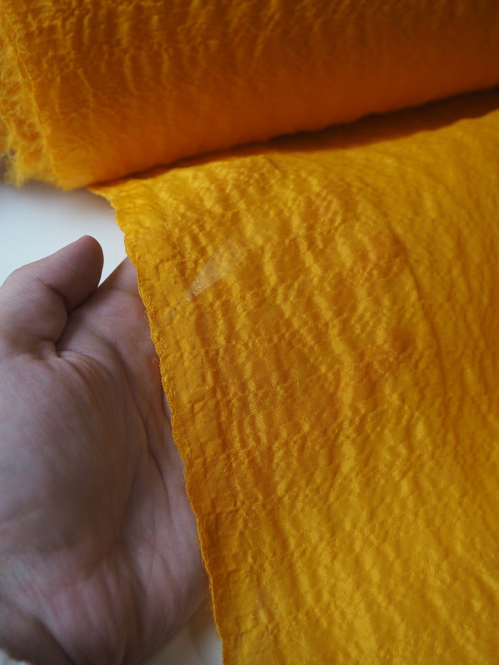 Tangerine Silk Cloqué