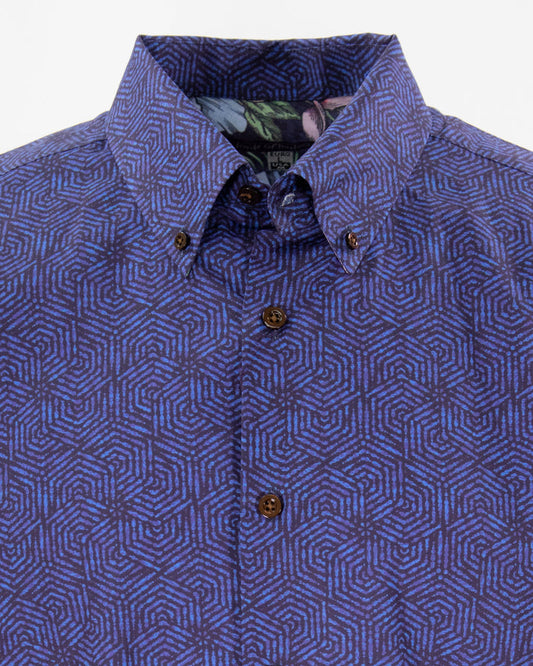 TIM HEXAGONS NAVY