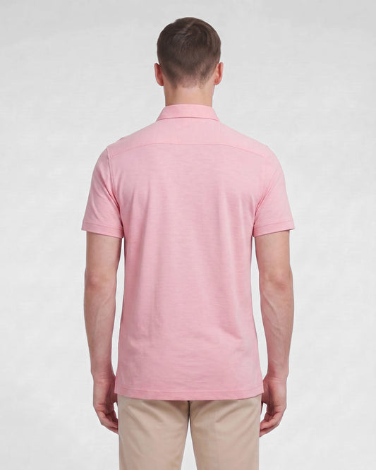 TOBIAS MERINO SHIRT IN PINK