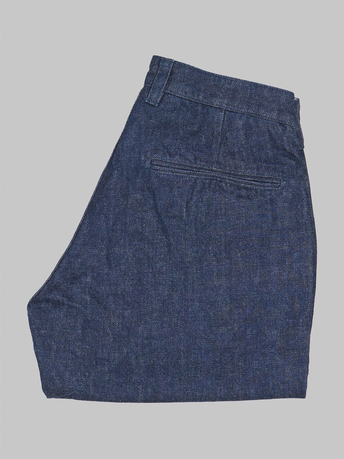 ues denim indigo short pants 100 cotton