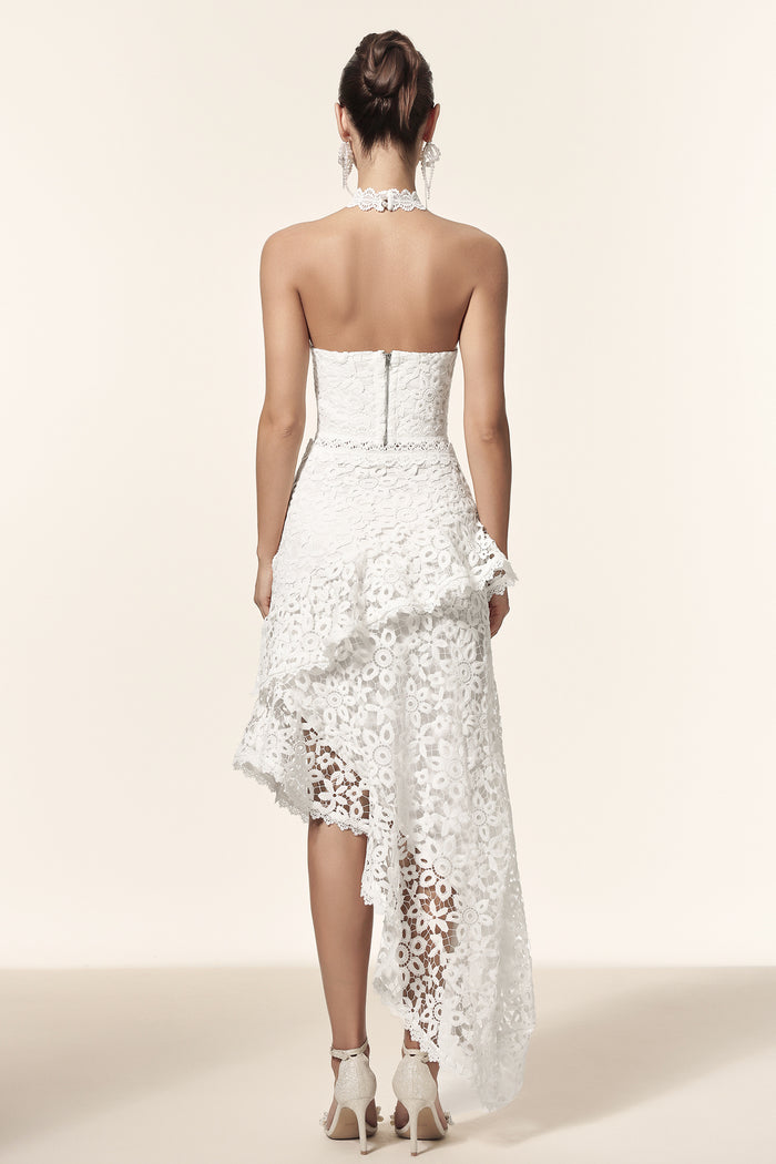 Windsor
White Lace Halter Set