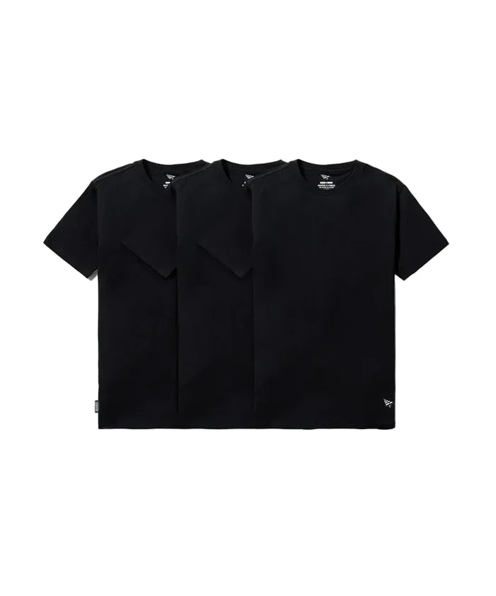 200011-BLK-Men Essential 3-Pack Tee