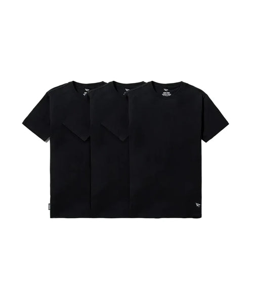 200011-BLK-Men Essential 3-Pack Tee