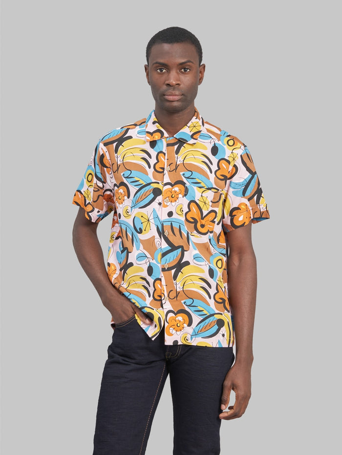 3sixteen Vacation Shirt Tropical Print fit