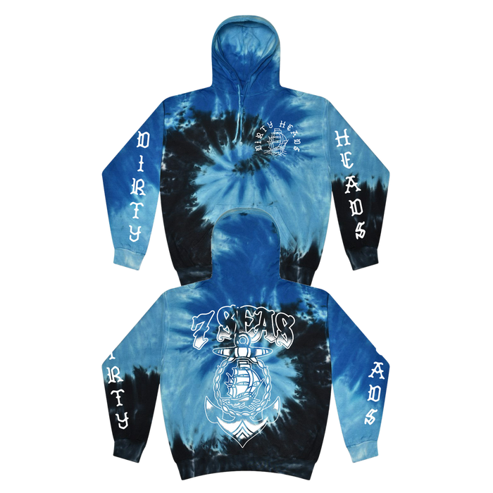 7 Anchors Tie Dye Hoodie
