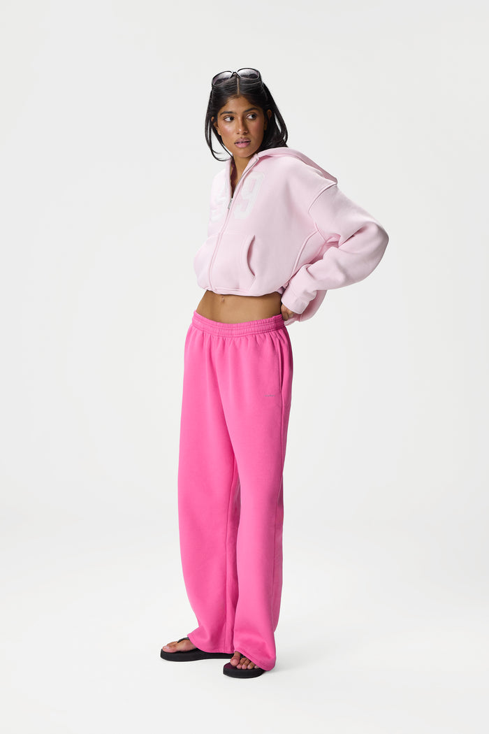 99 Shrunken Zip Hoodie in Bunny