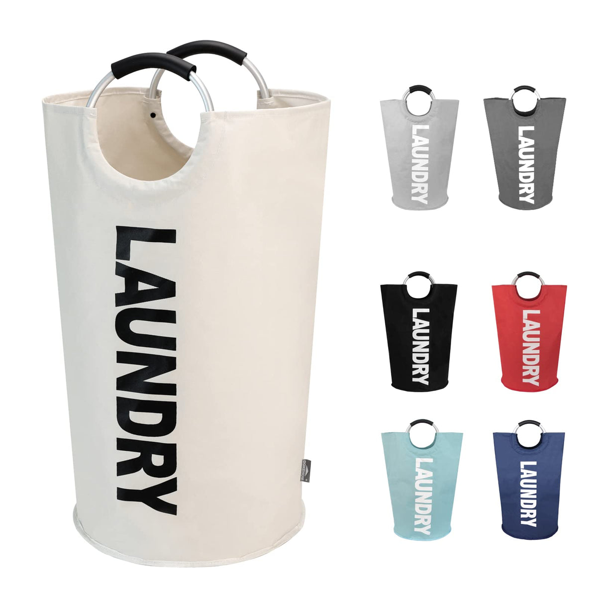 🧺 90L Extra Large Laundry Hamper – Foldable 600D Oxford Laundry Basket with Aluminum Soft-Grip Handles