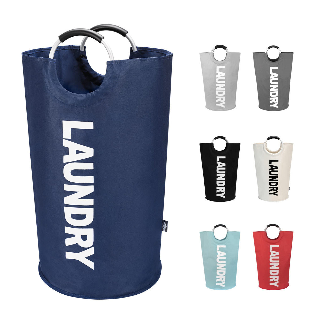 🧺 90L Extra Large Laundry Hamper – Foldable 600D Oxford Laundry Basket with Aluminum Soft-Grip Handles