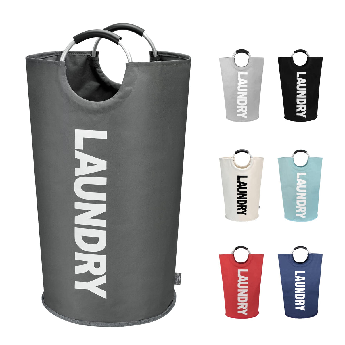 🧺 90L Extra Large Laundry Hamper – Foldable 600D Oxford Laundry Basket with Aluminum Soft-Grip Handles