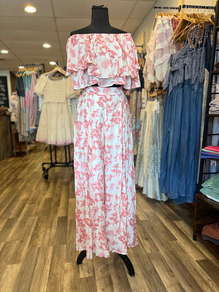 Coral Pant Set