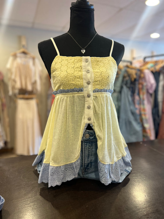 Lemon/Blue Top