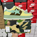 A Bathing Ape Bapesta Green/Yellow/Brown
