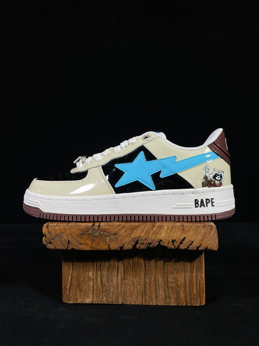A Bathing Ape Bapesta Marvel Edition Rocket Racoon