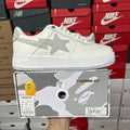 A Bathing Ape Bapesta White/Grey
