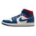 Air Jordan 1 Mid French Blue Gym Red