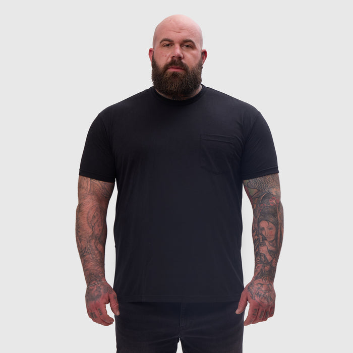 All Black Pocket Crew 3-Pack