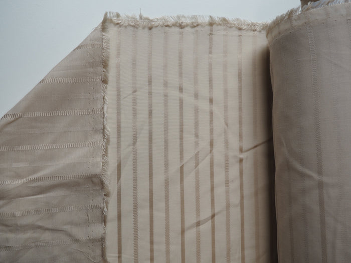 Almond Satin Stripe Viscose