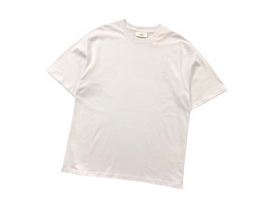 AMI Paris Pastel Fade Tee White
