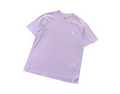 AMI Paris White Heart Tee Lavender
