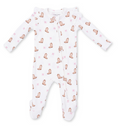 Angel Dear Ruffle Sleeve Zipper Footie