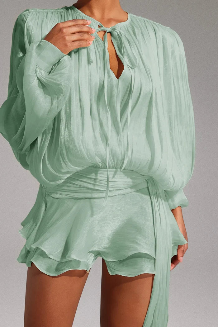Ariadne Women Elegant Green Dress
