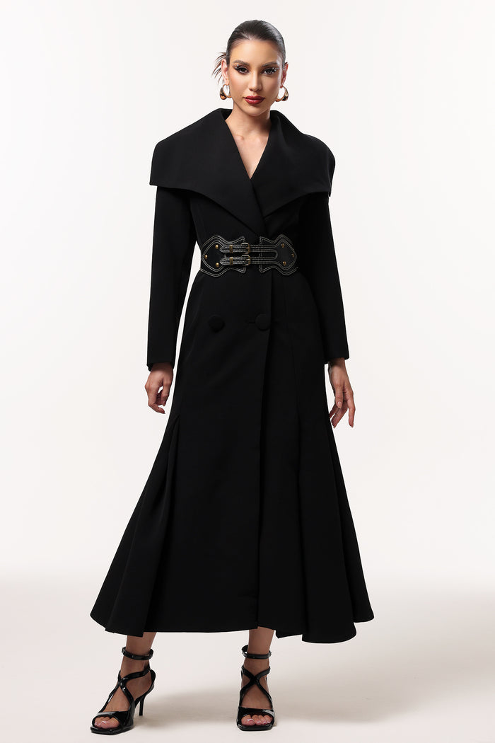Ariana Belted Maxi Coat