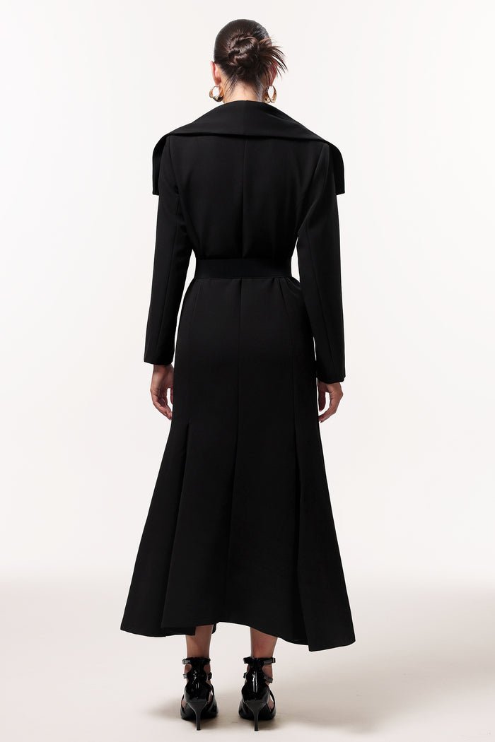 Ariana Belted Maxi Coat