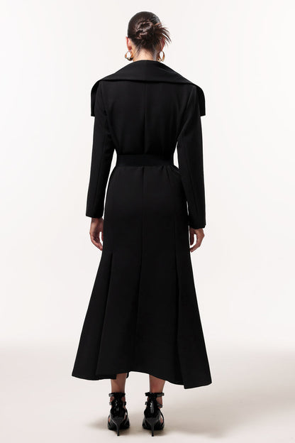 Ariana Belted Maxi Coat