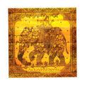A traditional-style illustration by Mantralogy, showing a figure on a decorated elephant with intricate patterns and flowers. Ornate borders frame the image, evoking devotional rhythms. Text at the bottom: As Kindred Spirits: Nectar of Devotion.