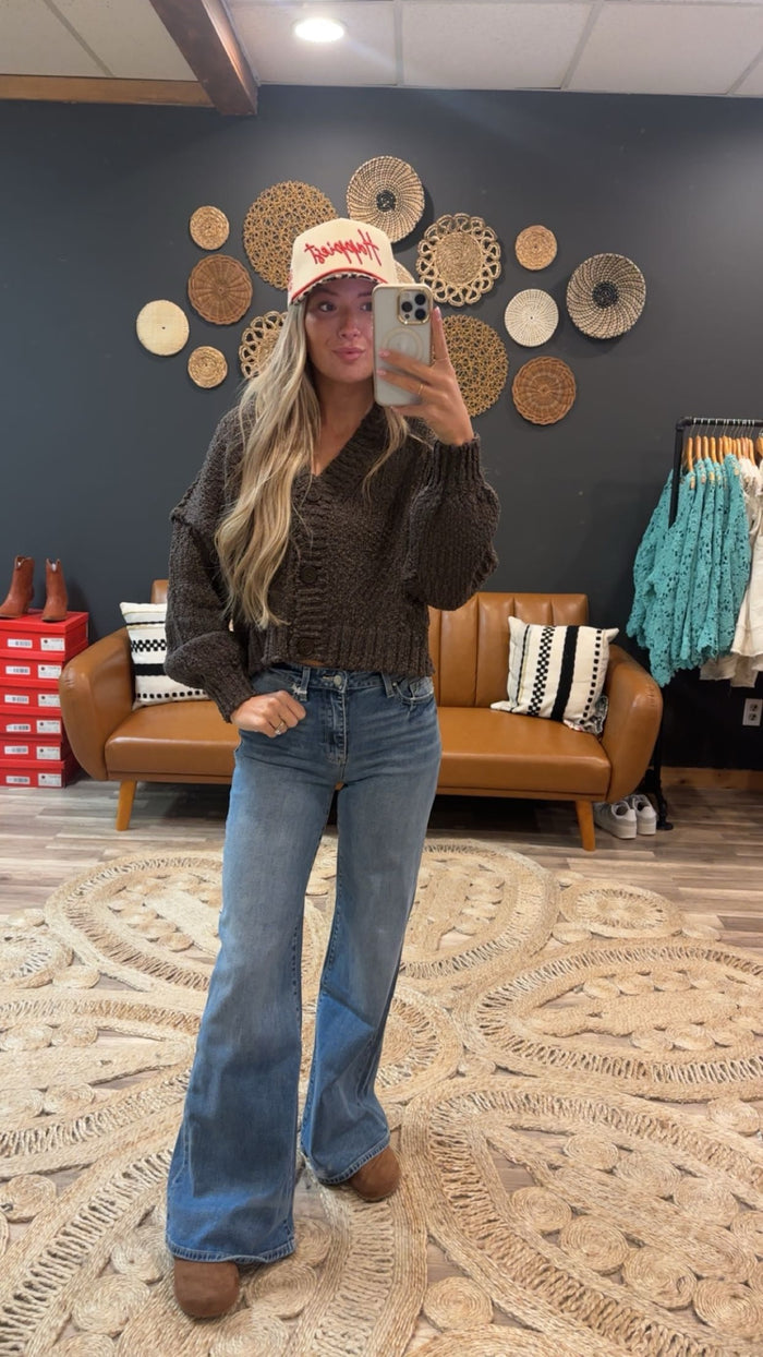 Ash Popcorn Cardigan