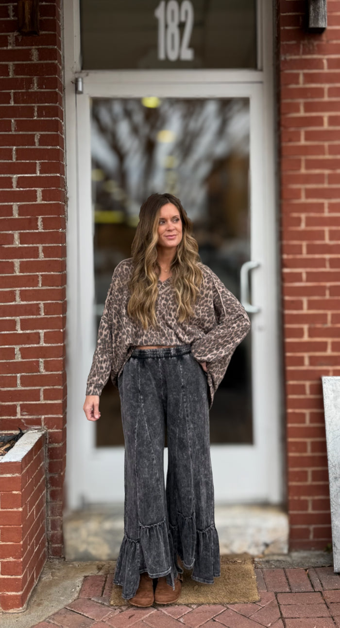 Ashed Black Pants