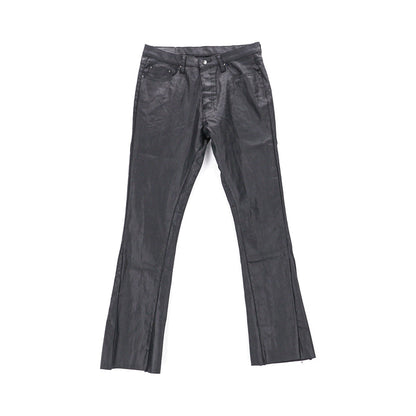 B447 Waxed Flare Denim
