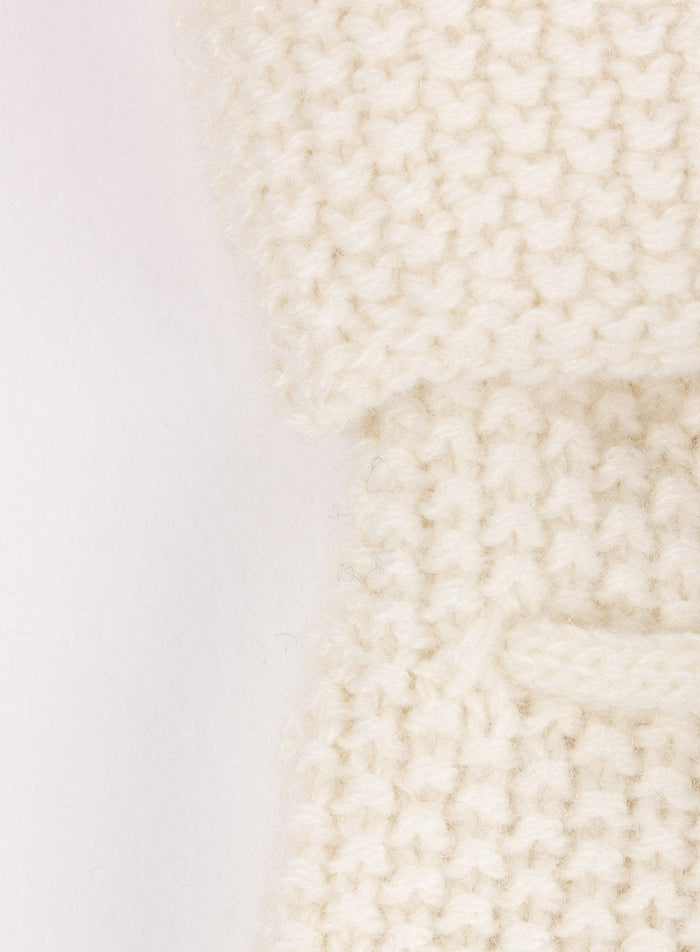 Lapinou Booties Little Booties in White - Trotters Childrenswear