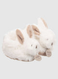Doudou et Compagnie Booties Little Bunny Booties in Chestnut