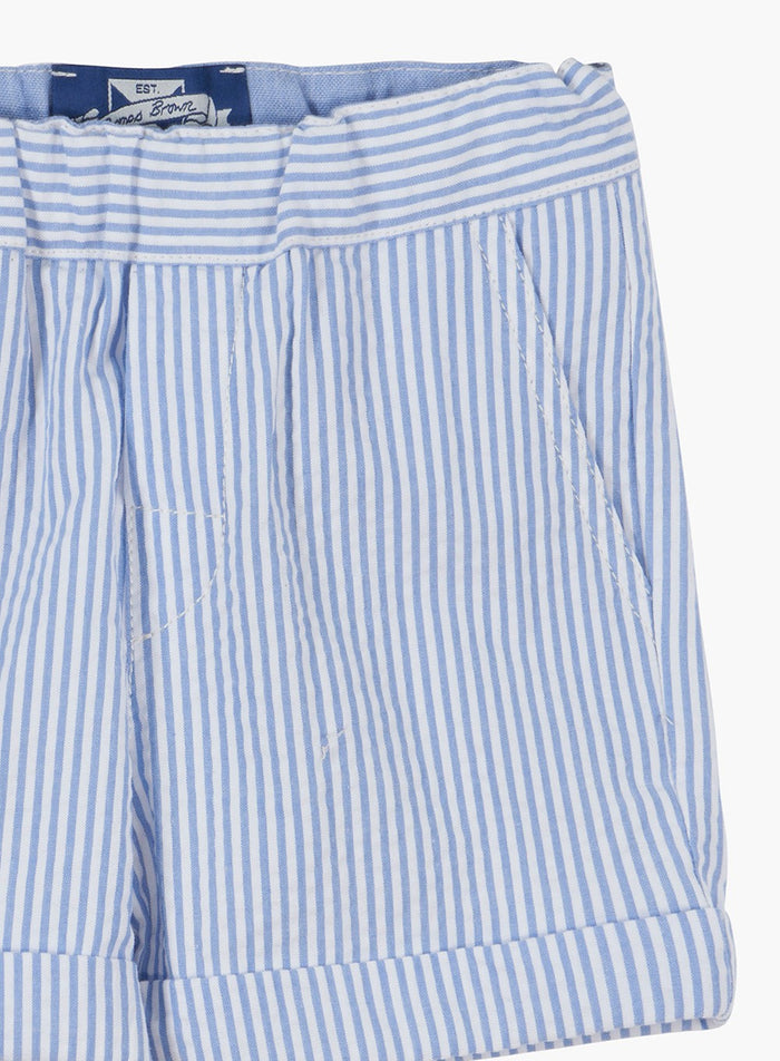 Thomas Brown Shorts Baby Charlie Pull-Up Shorts